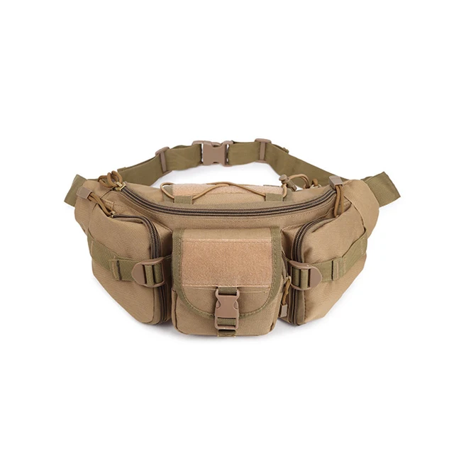Outdoor Tactical Military Waist Pack Hip Bags Men Women 600D Multi
