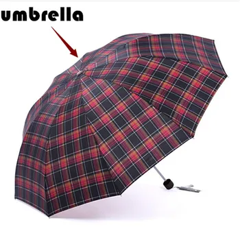 

1 Pcs Wind Resistant Three Folding Umbrellas Men and Women Windproof Umbrellas Parapluie Sunny and Rain Umbrellas Y29