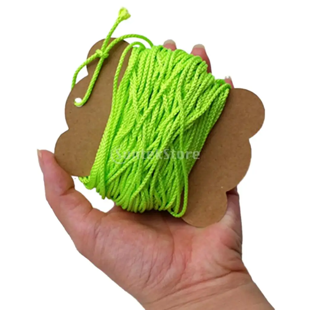 Scuba Diving Diver Reel Finger Spool Round Line Cord Rope Replacement for Underwater Wreck Cave Reef Dive 20m/30m/50m - 4 Colors