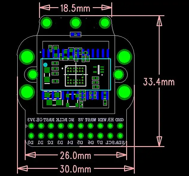 OV7725 Камера модуль(с AL422 FIFO) STM32 OV7725 30 Вт пикселей Камера модуль с FIFO AL422B