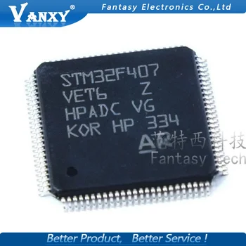

1PCS STM32F407VET6 LQFP100 STM32F407 QFP ARM new and original IC