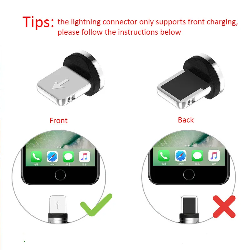 1M 2M Fast Magnetic Cable Micro USB Type C Charger Charging For iPhone XS X XR 8 7 Samsung S8 Magnet Android Phone Cable Cord (7)