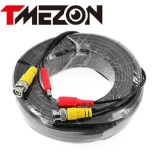 Tmezon BNC видео Мощность кабель 20 м/30 м/50 м работы для аналоговых AHD TVI CVI безопасности наблюдения Камера CCTV Аксессуары
