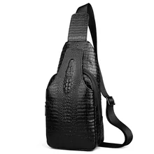 Натуральная кожа Для мужчин сумка Мужской груди сумка плеча человек Crossbody сумки Для мужчин Курьерские сумки телефон Слинг Груди Пакет