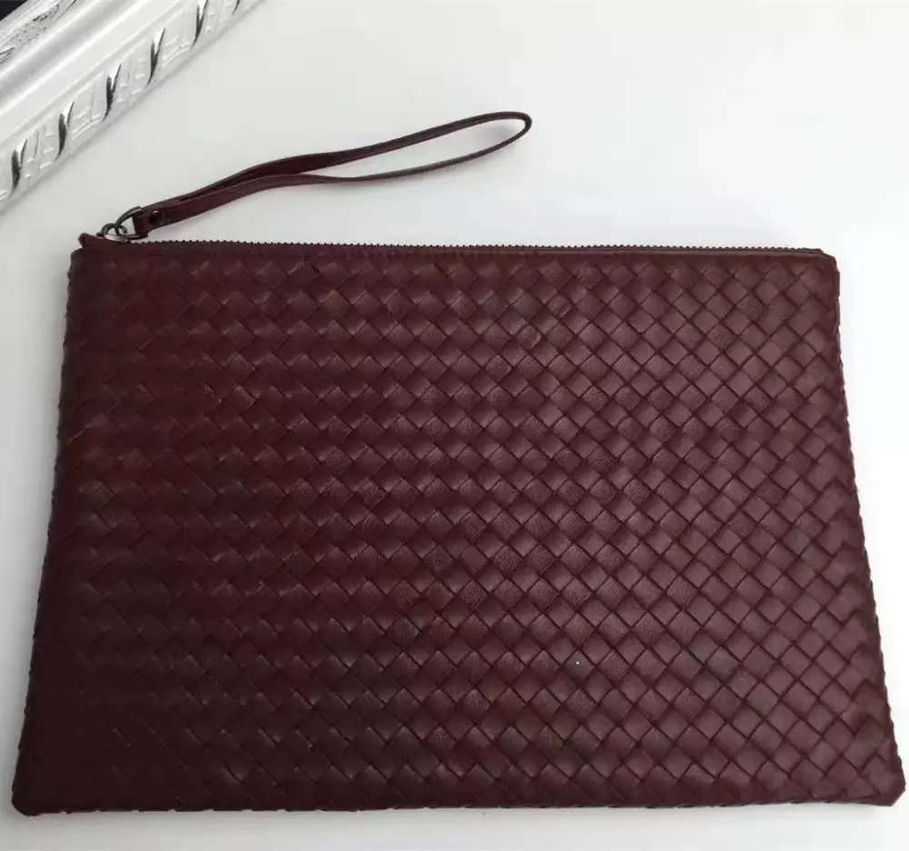 ISHARES woven sheepskin day clutches genuine leather rotary switches casual document clutch women fashion zipper bags IS1343-L цена ISHARES woven sheepskin day clutches genuine leather rotary switches casual document clutch women fashion zipper bags IS1343-L цены онлайн