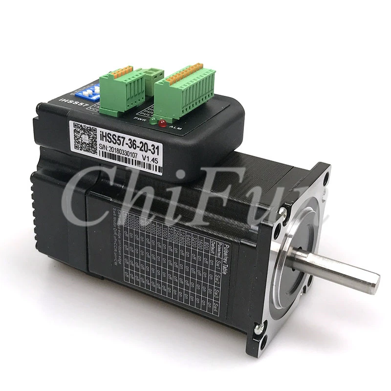JMC iHSS57 36 20 31 NEMA23 2Nm 36V DC Встроенный шаговый серводвигатель|motor driver|servo motor driverdc servo driver