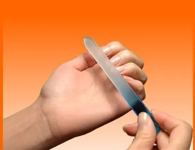 

20PCS GLASS NAIL FILES CRYSTAL NAIL BUFFER NAIL CARE 5.5" /14CM