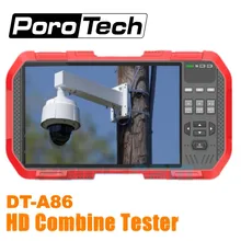DT-A86 CCTV тестер HD комбинированный тестер 7 дюймов H.265 4 к ip-камера тестер 8MP TVI CVI 5MP AHD CVBS монитор мультиметр