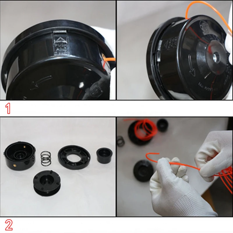 500cm*4mm Strong Trimmer Strimmer Brushcutter Nylon Cord Line Wire String Rope Trimmer Rope Cord Wire String for Grass Strimmer