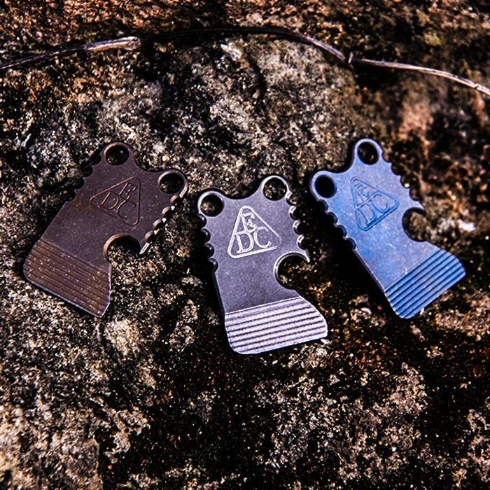 

EDC Small Cutter TC4 Titanium Alloy Two-in-one Tool