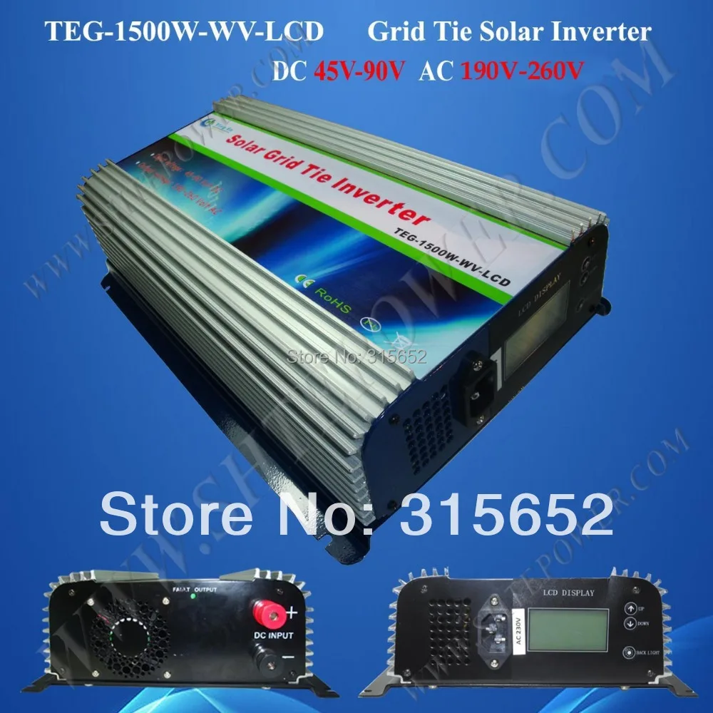 

1500W Micro Solar On Grid Inverter, Pure Sine Wave Inverter