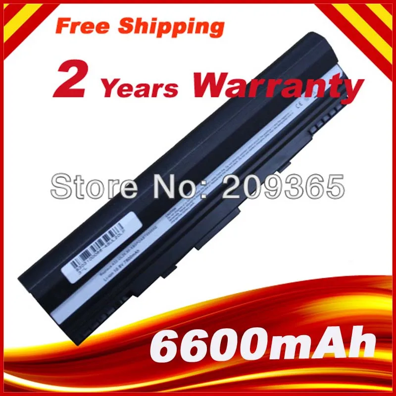 7800mAh New laptop battery For ASUS Eee PC 1201 1201HA 1201N PRO23 UL20