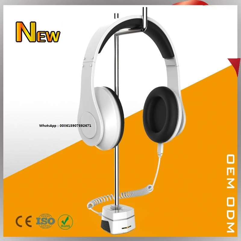 A605 New Design Anti Theft Alarm Security Display Stand for Headphones