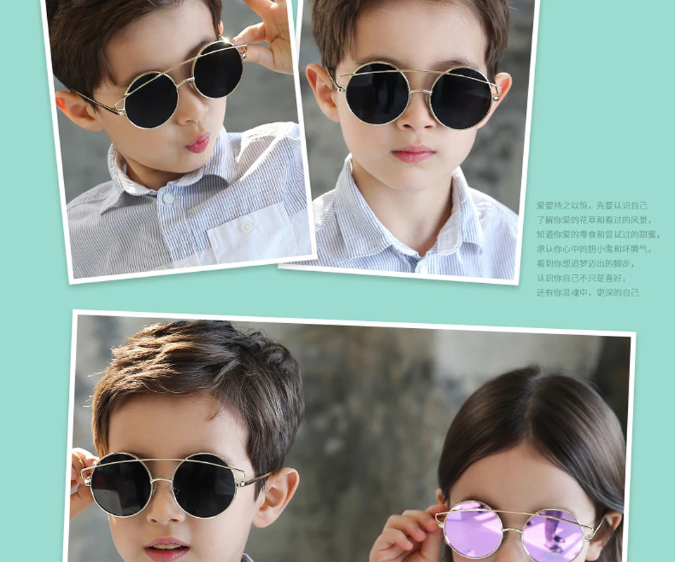 IGUETTA квадратный детские солнцезащитные очки для мальчиков и девочек круглые очки для путешествия 6 Цвет дополнительный UV400 высокое качество IYJB540