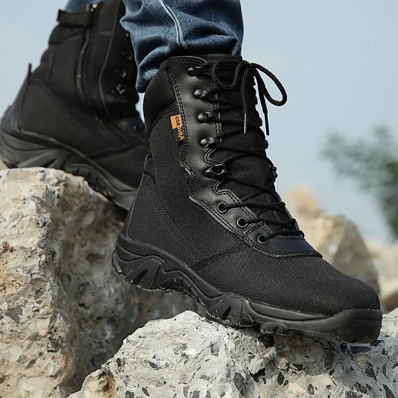 Уличные походные охотничьи нейлоновые дышащие армейские высокие ботинки мужские джунгли пустыни CP камуфляжные военные тактические ботинки