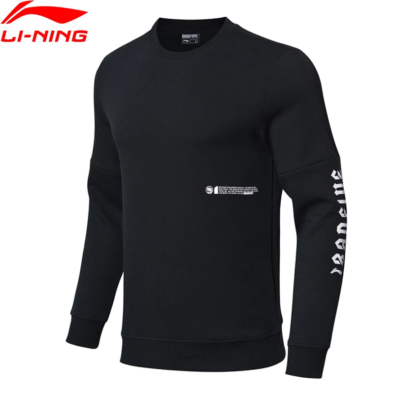 Li Ning Men BAD FIVE Basketball Series Sweater 66 Cotton 34 Polyester