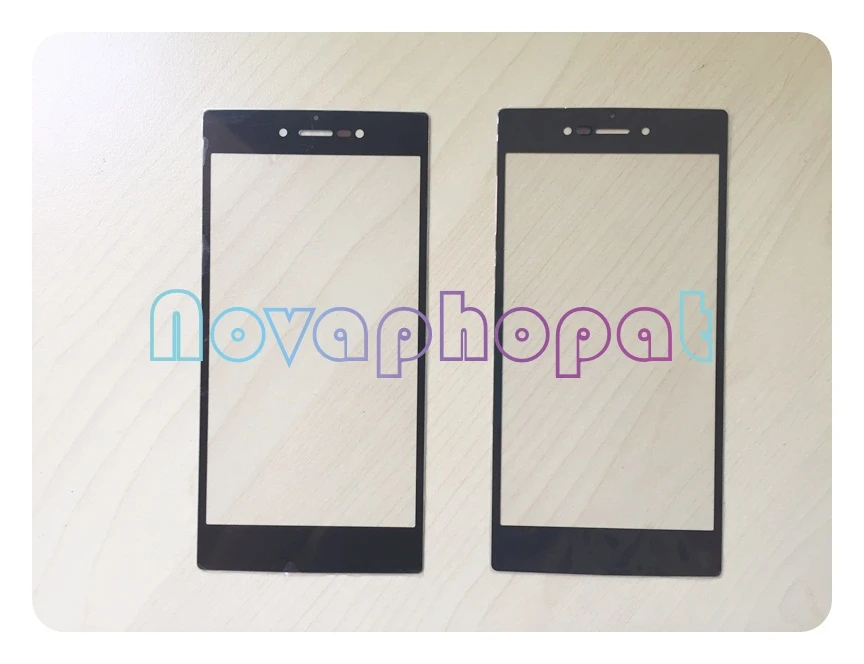 Novaphopat 5 &quotчерный стеклянный экран для Wiko Highway Star замены экрана (не задний датчик) +
