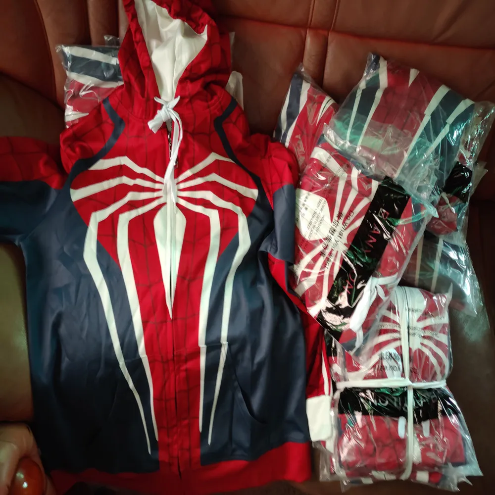 Ps4 Insomniac Spiderman Suit 3d Print Spandex Games Spidey Cosplay Fashion  Hoodies & Sweatsh Game Anime Hooded Zipper Sweater - Cosplay Costumes -  AliExpress