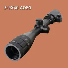 ohhunt 3-9X40EG АО охотничий прицел 1 дюймов полный размер оптический прицел красный зеленый подсветкой Регулируемая цель прицел 