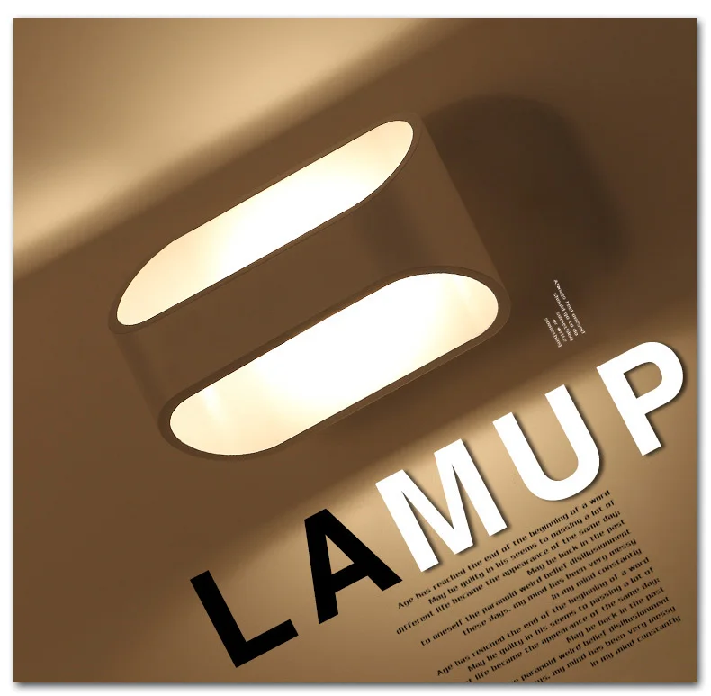 

M of modern minimalist LED wall lamp bedside lamp balcony stair lamp personalized art lighting bedroom wall