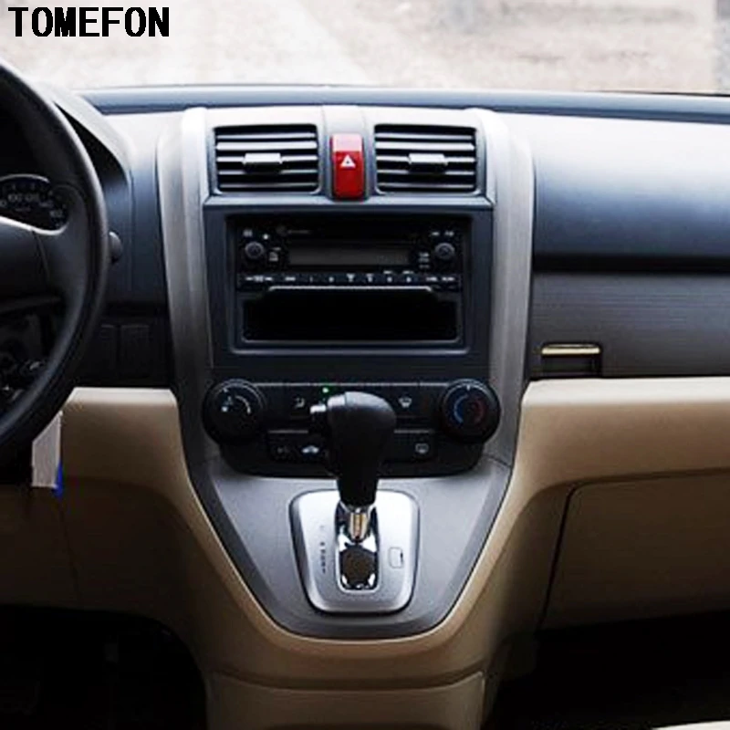 TOMEFON для Honda CRV 2007 2008 2009 2010 ABS углеродное волокно древесная краска внутренняя