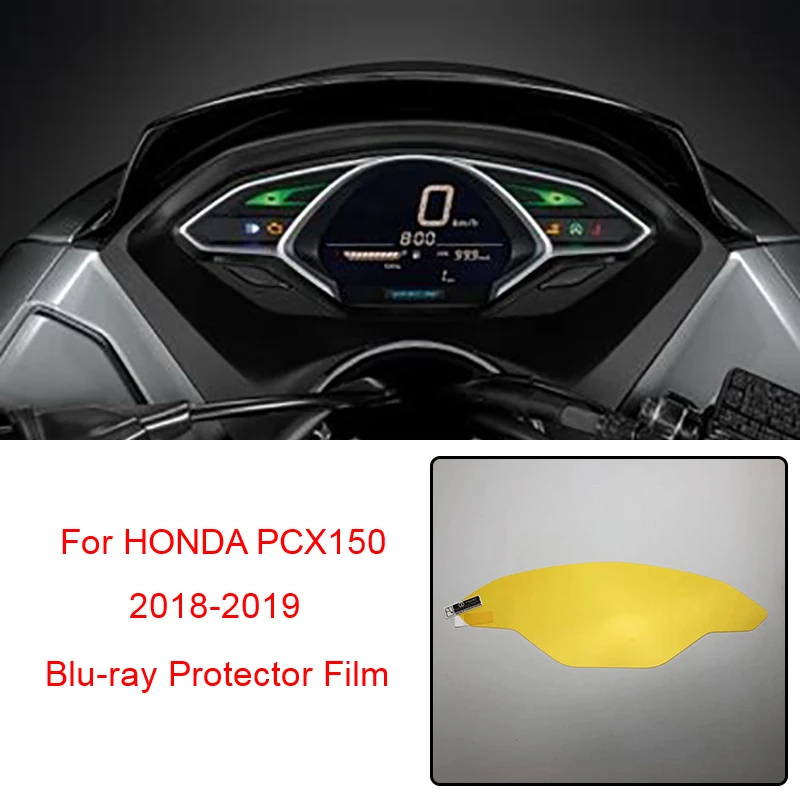 

For HONDA PCX150 2018 2019 PCX 150 Speedometer Speedo Screen Blu-ray Cluster Scratch Protection Film Instrument Dashboard Shield