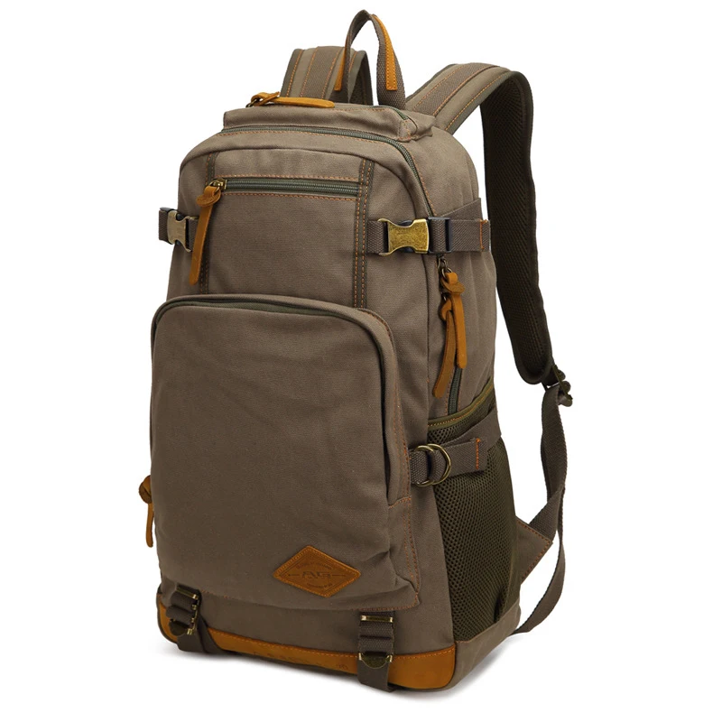 

Canvas Men Backpack 30L Large Capacity Travel Hiking Backpacks for Man Bag Multi Pockets Casual Male Laptop Backpack Men Bags