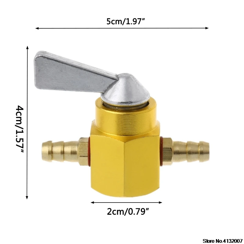 Универсальный 6 мм в линии бензиновый/Топливный Кран мотоцикл ВКЛ-ВЫКЛ Petcock топливный переключатель 828 акция