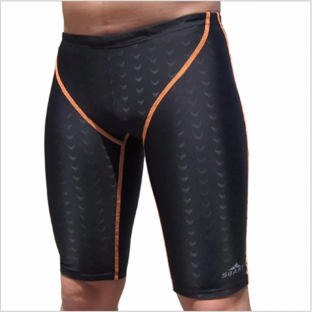Free Shipping SBART Fastskin II men's swimsuit Shark Skin like Knee
