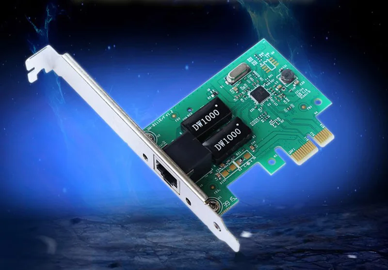 Гигабитный NIC Настольный PCI-E сетевой GbE 10/100/1000 МБ LAN адаптер карта низкопрофильный