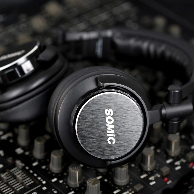 Оригинальные профессиональные DJ наушники SOMIC MM185 с монитором 50 мм HD складная