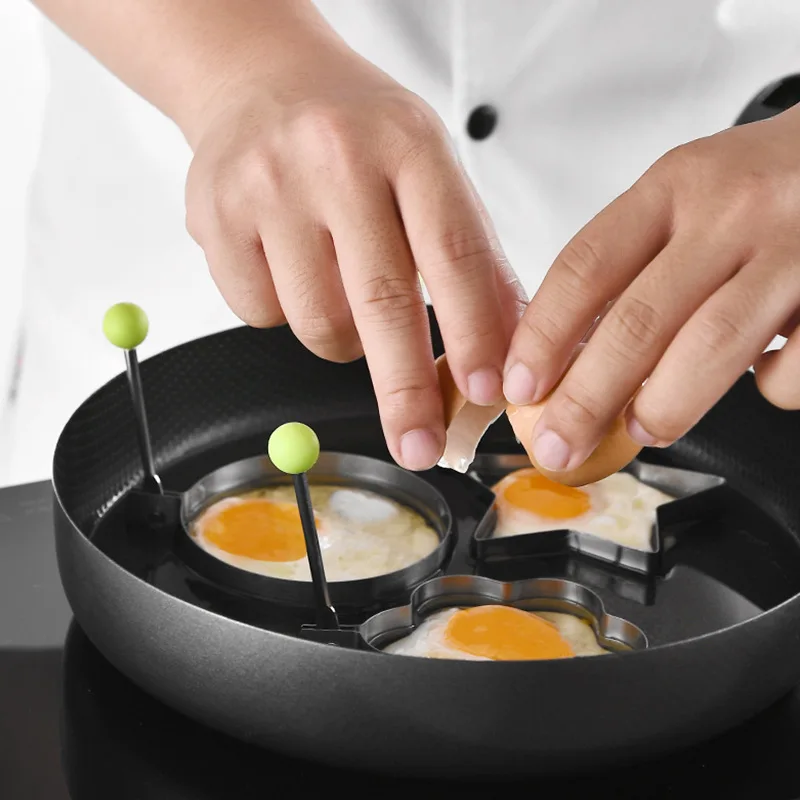 Новейший горячий жареный яичный блин формирователь из нержавеющей стали формы кухонные принадлежности гаджет