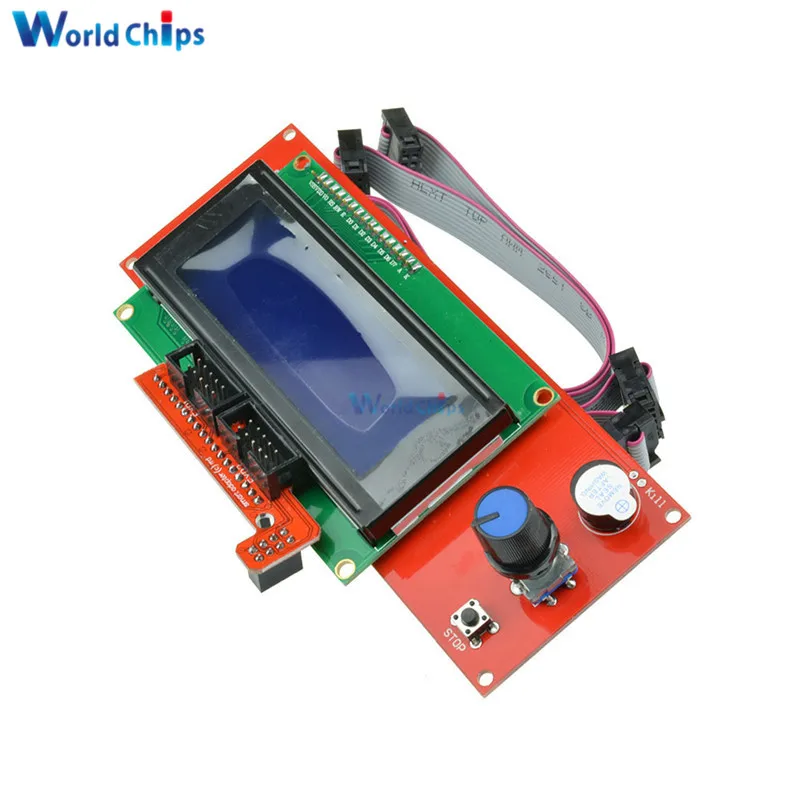 Комплект для 3D принтера Reprap Smart Control ler Display Ramps 1 4 2004 LCD дисплей контроль|ramps 1.4|controle