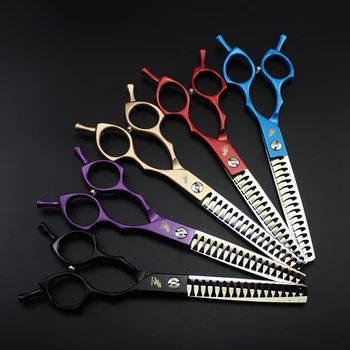 

6.5inch Professional Pet Groomer Hairdressing Shear Clipper Thinning Scissor Dog Cat Hair Cut Tool Professional Double Tail