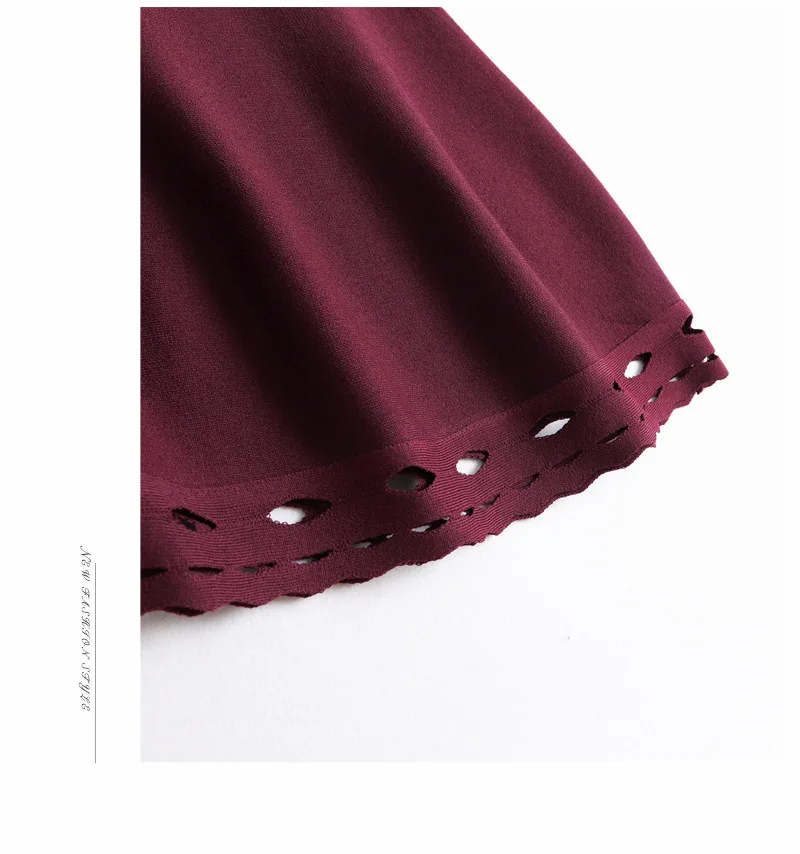 Stretch Vintage Señoras Alta Las Caqui Punto Desgaste Rojo caqui De Vino Negro Trabajo Mujeres Negro Paraguas Gtgyff Out Saias Hollow Para borgoña Cintura Falda Faldas 6W4qYayTwy