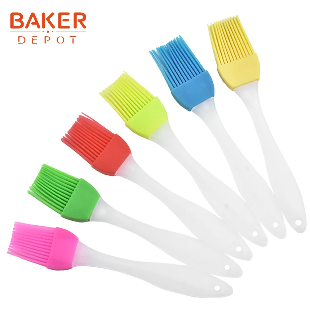 Baker Depot Silicone Baker Brush Bbq Basting Brushes Butter Oil Brush