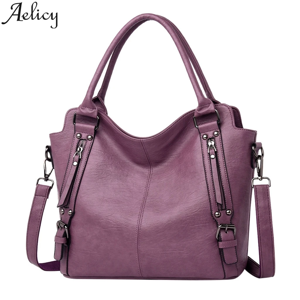 

Aelicy Women's Large Capacity Bucket Bag Leather Designer Handbag High Quality Shoulder Bag Ladies Handbag