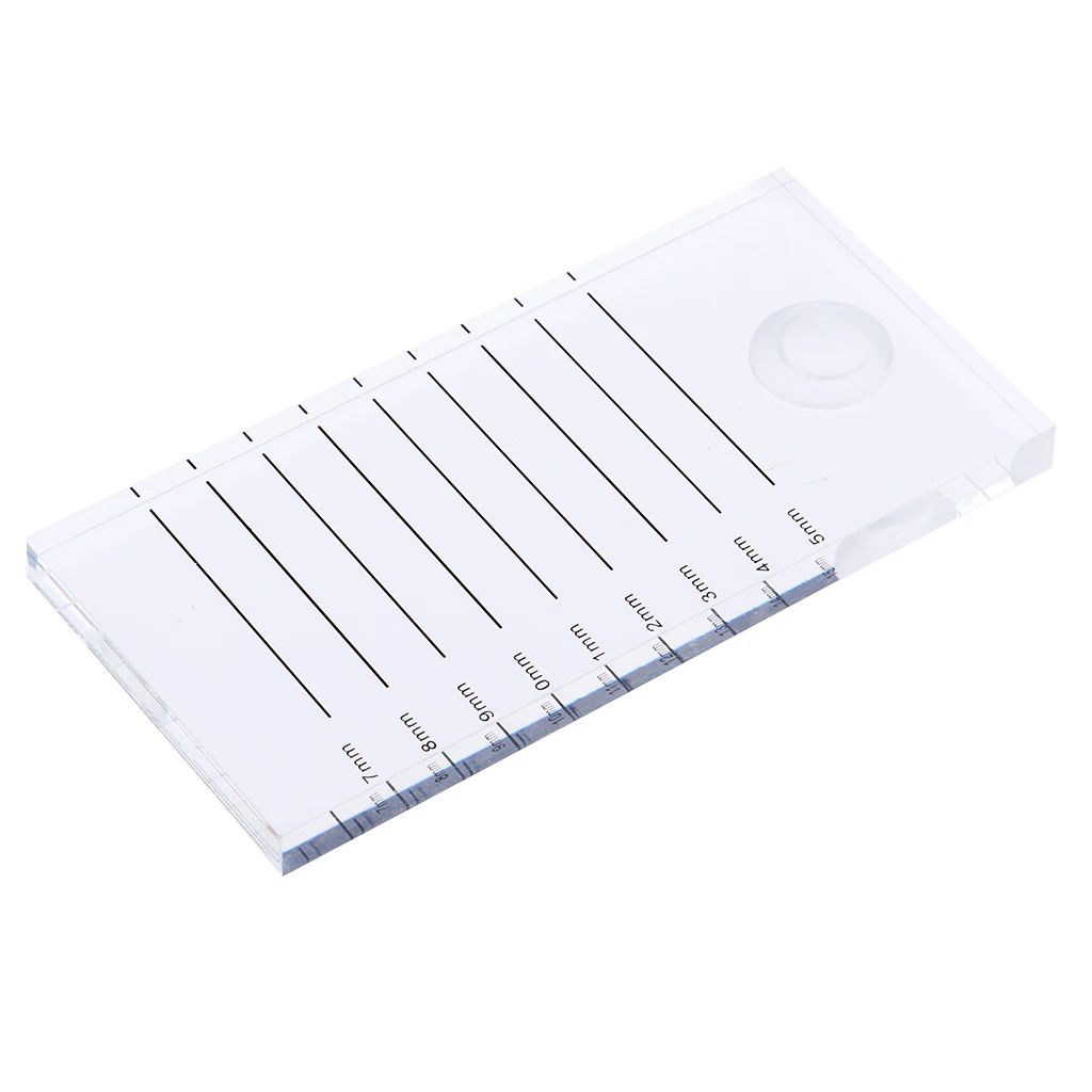 Eyelash Extension Pallet Acrylic Lash Tile Hand Plate Lash Holder Eyelash Tools Adhesive Glue Pallet Holder