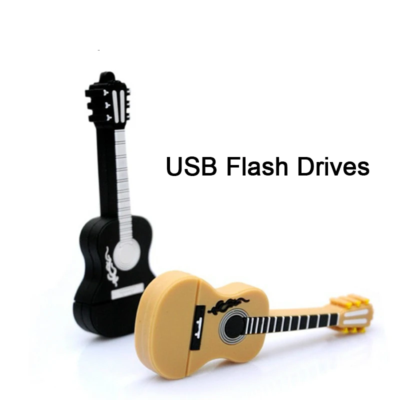 Дешевый Гитары usb накопитель 4 GB 8 GB 16 Гб, 32 ГБ, 64 ГБ Музыки Флеш накопитель флэш накопитель USB 2,0 u диск usb creativo memory stick горячий подарок