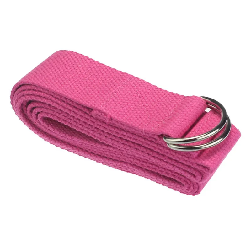 

New Yoga Stretch Strap D-Ring Belt Waist Leg Fitness 180CM Adjustable 10.9