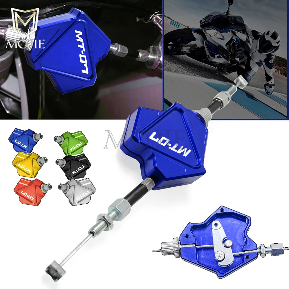 Motorcycle CNC Stunt Clutch Lever Easy Pull Cable System For Yamaha
