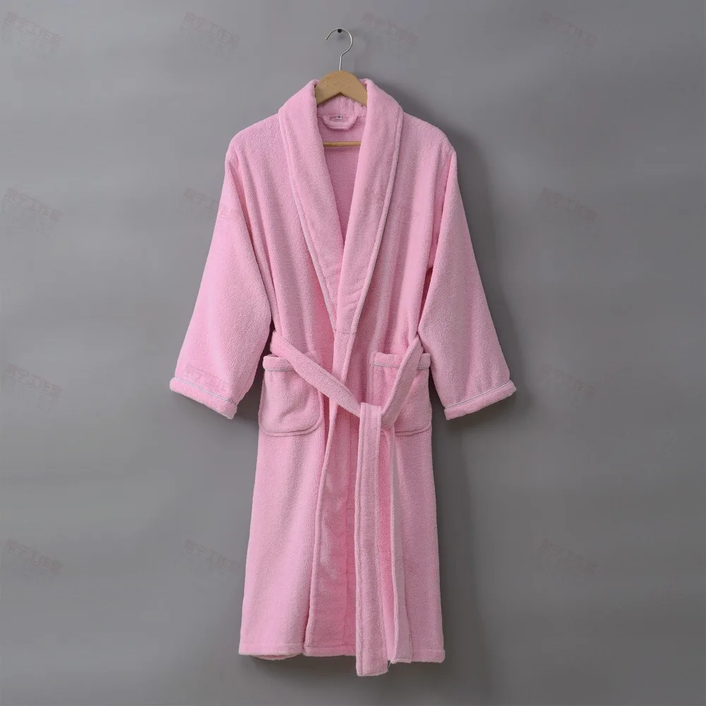 Women Bathrobe Men Thick Warm Long Towel Bathrobe Plus Size Kimono Bath