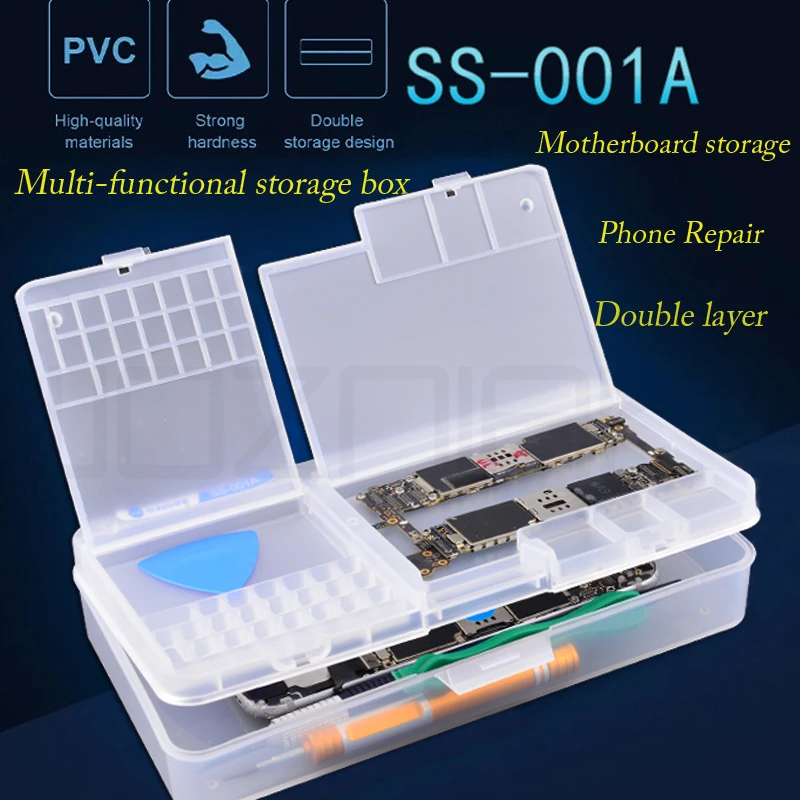Multi Functional Mobile Phone Repair Storage Box For IC Parts Smartphone Opening Tools Collector