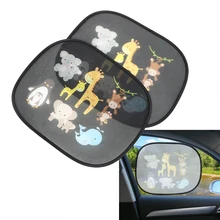 Чехол для экрана с боковым окном, защита от солнечных лучей, защита от ветрового стекла, автостайлинг, автозанавес, 2 шт