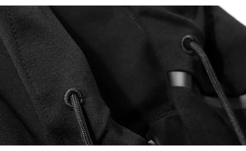 Мужская толстовка с капюшоном большого размера 6XL 7XL 8XL 9XL 10XL осенняя и зимняя Свободная куртка на молнии с длинным рукавом большого размера Черная куртка