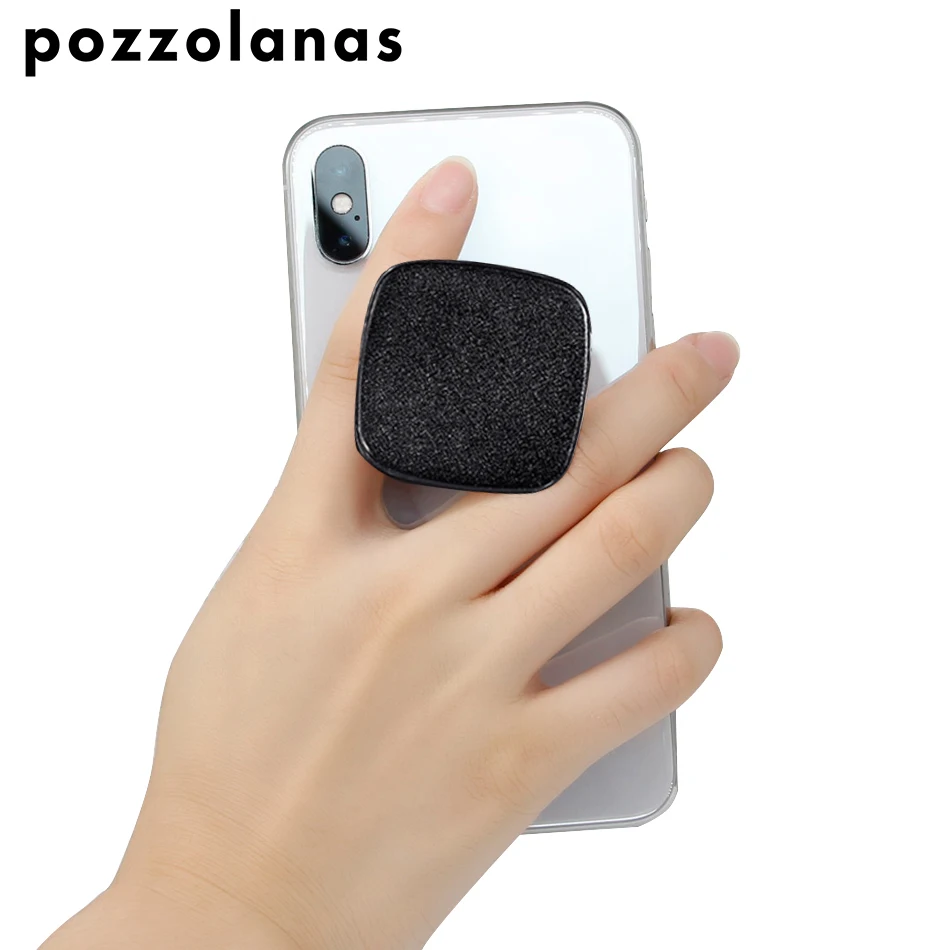 Pozzolanas гальванический Матовый мобильный расширение держатель телефона ленивый