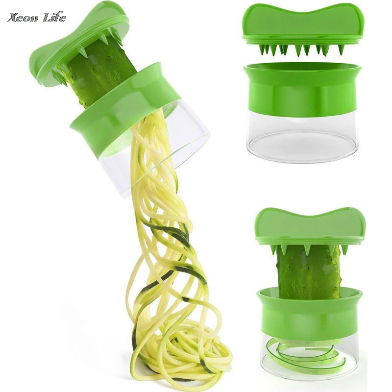 

Spiral Vegetable Fruit Slicer Cutter Grater Twister Peeler Kitchen Gadgets Tools