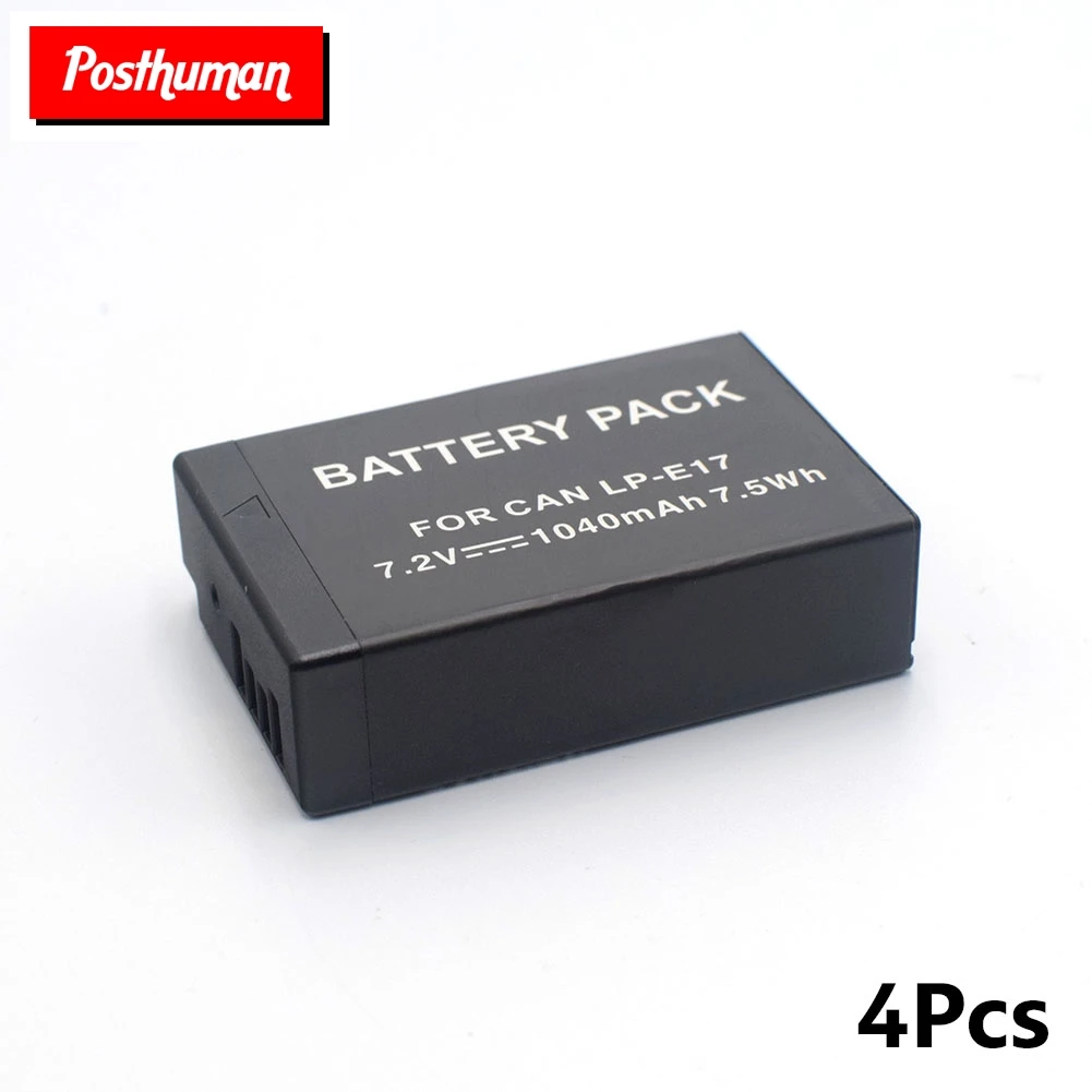 

LP-E17 7.2V 1040mAh Lithium polymer Rechargeable Battery pack SLR EOS 200D 750D 760D 800D For Canon Batteries Bateria