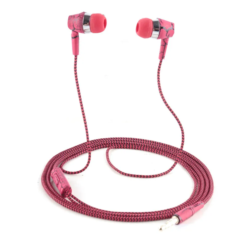 JRGK портативный наушники трещины с микрофоном 3 5 мм Jack бас Auricuares проводной USB AUX In Ear