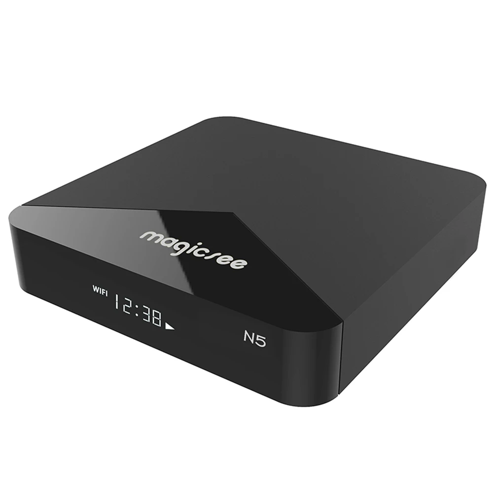 MAGICSEE N5 Android tv Box OS tv Box Amlogic S905X Android 7.1.2 2 Гб ОЗУ 16 Гб ПЗУ 2,4G 5G WiFi 100 Мбит/с BT4.1 поддержка 4K H.265